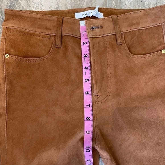 FRAME LEATHER "SADDLE" PANTS - Picture 6 of 7